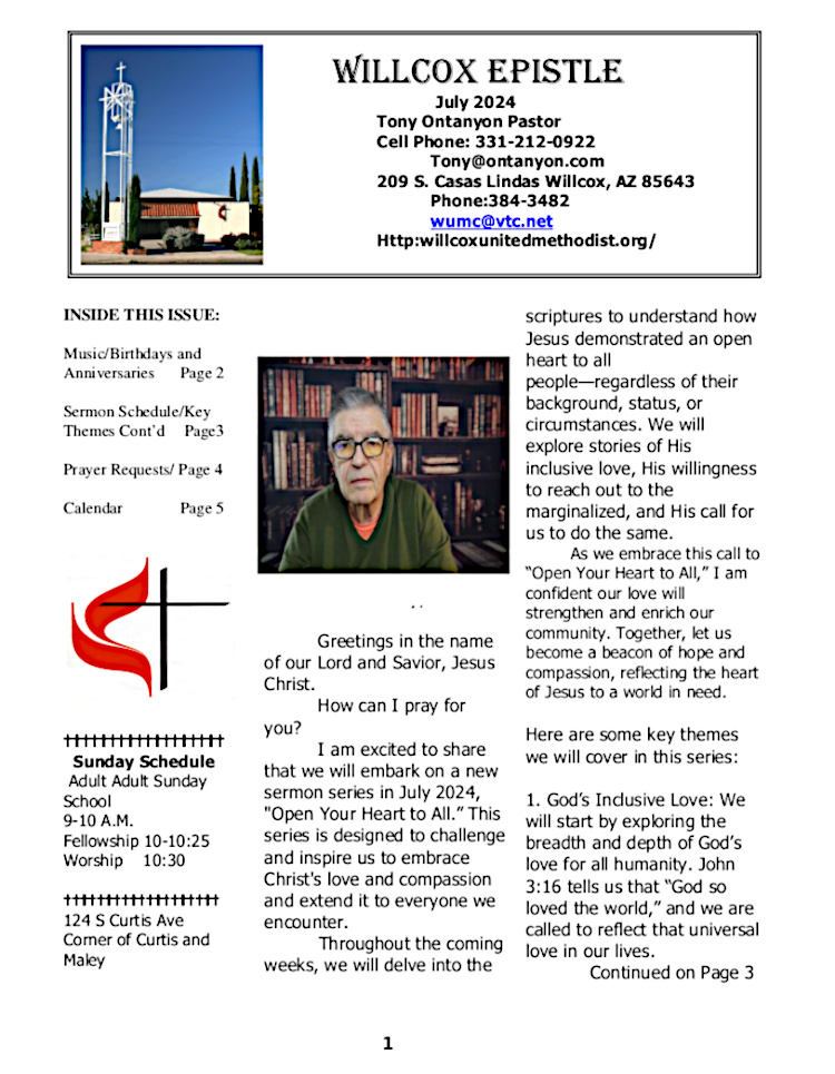 newsletter page 1